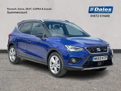 Mystery blue/black roof Used 2019 Seat Arona FR SUV | £12,500 (A bit pricey)