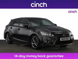 Black Used 2019 Lexus CT200h Sport Line Hatchback | £15,309 (Fair price)