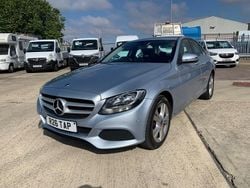 Silver Used 2018 Mercedes C220 Executive Sedan | £9,995 (Fair price)