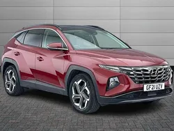 Sunset red Used 2021 Hyundai Tucson Ultimate SUV | £20,990 (Fair price)