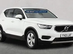 White Used 2021 Volvo XC40 Momentum SUV | £18,999 (Fair price)