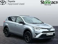 Silver Used 2017 Toyota RAV4 Hybrid SUV | £20,350 (Good price)