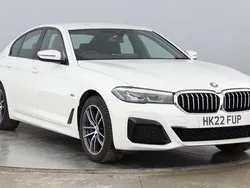 White Used 2022 BMW 530e M Sport | £26,397 (Super price)
