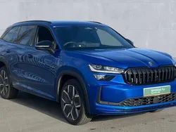 Metallic race blue Used 2024 Skoda Kodiaq SportLine SUV | £39,980