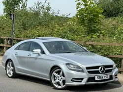 Silver Used 2014 Mercedes CLS350 AMG Coupe | £8,995 (Good price)