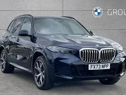 Tanzanite blue Used 2023 BMW X5 M Sport SUV | £57,795 (A bit pricey)