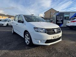 White Used 2016 Dacia Sandero Ambiance Hatchback | £3,695 (Fair price)