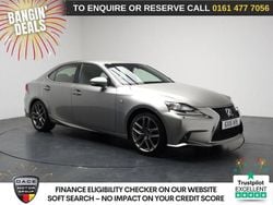 Silver Used 2016 Lexus IS300h Sport Line Sedan | £14,890 (Fair price)