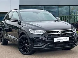 Deep black pearlescent Used 2023 VW T-Roc R-line SUV | £23,254 (Fair price)