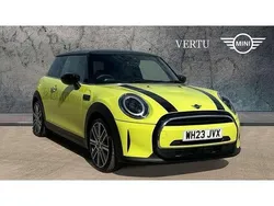 Yellow Used 2022 Mini Cooper Exclusive Hatchback | £21,500 (A bit pricey)