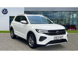 White Used 2024 VW T-Cross R-line SUV | £23,070 (Fair price)