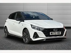 Atlas white Used 2023 Hyundai i20 N Line Hatchback | £16,795 (Fair price)