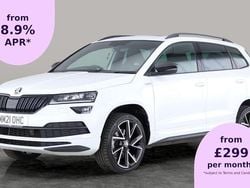 White Used 2021 Skoda Karoq SportLine SUV | £21,194 (Good price)
