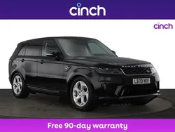 Black Used 2021 Land Rover Range Rover Sport HSE SUV | £31,969 (Good price)
