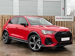 Progressive red metallic Used 2025 Audi Q3 Black Edition SUV | £37,490 (Fair price)