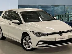 White Used 2022 VW Golf VIII Life Hatchback | £16,518 (Good price)