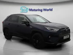 Blue/black Used 2021 Toyota RAV4 Hybrid SUV | £26,900 (Fair price)