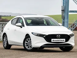 White New 2024 Mazda 3 Prime-Line Hatchback | £23,498 (Fair price)