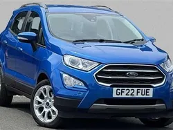Blue Used 2022 Ford Ecosport Titanium SUV | £10,999 (Good price)