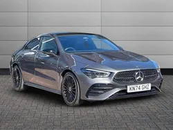 Grey Used 2024 Mercedes CLA220 AMG Line Premium Plus Sedan | £32,990 (A bit pricey)