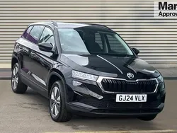 Black magic pearl effect Used 2024 Skoda Karoq SE Drive SUV | £22,250 (Good price)