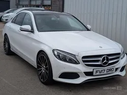 White Used 2017 Mercedes C220 Premium Sedan | £9,495 (Fair price)