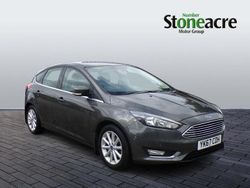 Grey Used 2017 Ford Focus Titanium Hatchback | £8,695 (Fair price)