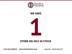 White Used 2023 MG MG3 Exclusive Hatchback | £8,996 (Fair price)