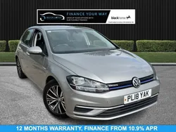 Silver Used 2018 VW Golf VII SE Hatchback | £8,695 (Fair price)