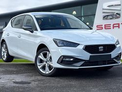 White New 2025 Seat Leon FR Hatchback | £27,990 (Expensive)