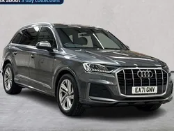 Grey Used 2021 Audi Q7 S-Line SUV | £38,321 (A bit pricey)
