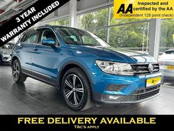 Blue Used 2019 VW Tiguan SE SUV | £12,495 (Fair price)