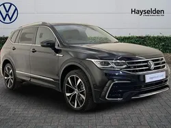 Black Used 2024 VW Tiguan Allspace R-line SUV | £36,185 (Expensive)