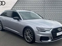 Silver Used 2023 Audi A6 Black Edition Estate | £39,042 (Expensive)