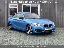 Blue Used 2017 BMW 218 Sport Line Coupe | £10,495 (Fair price)