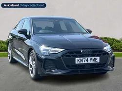 Black Used 2024 Audi A3 Black Edition Sedan | £31,204 (Expensive)