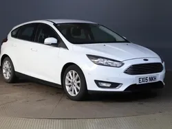 White Used 2015 Ford Focus Titanium Hatchback | £6,800 (Fair price)