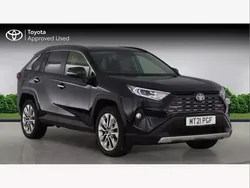 Black Used 2021 Toyota RAV4 Hybrid SUV | £27,895 (Fair price)