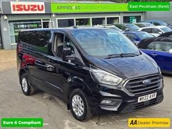 Black Used 2022 Ford Transit Custom Limited Van | £16,999 (A bit pricey)