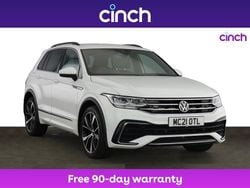 White Used 2021 VW Tiguan R-line SUV | £22,549 (Good price)