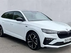 White Used 2025 Skoda Scala Monte Carlo Hatchback | £23,490 (Expensive)