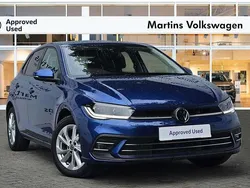 Blue Used 2024 VW Polo R-line Hatchback | £20,995 (Fair price)