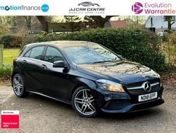 Black Used 2018 Mercedes A180 AMG line Hatchback | £9,595 (Fair price)