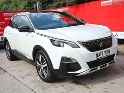 White Used 2017 Peugeot 3008 GT-line SUV | £11,595 (Fair price)