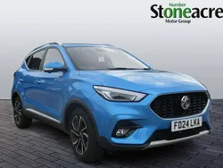Blue Used 2024 MG ZS Exclusive Sedan | £15,000 (Fair price)