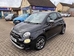 Black Used 2019 Fiat 500 S Hatchback | £7,799 (Fair price)