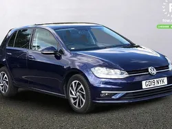 Blue Used 2019 VW Golf VII Match Hatchback | £13,099 (Good price)