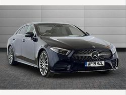Blue Used 2019 Mercedes CLS350 AMG Line Premium Plus Coupe | £27,995 (A bit pricey)