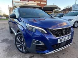 Blue Used 2018 Peugeot 3008 Premium Hatchback | £12,499 (Fair price)