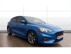Blue Used 2019 Ford Focus ST-Line Hatchback | £11,295 (Fair price)